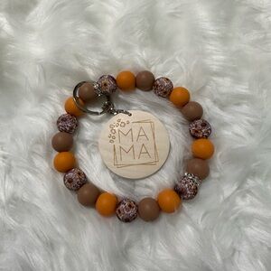 Floral mama wristlet